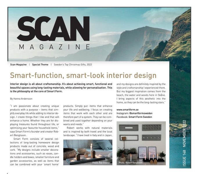 Läs om Smart Form i Scan Magazine November 2022 utgåvan!