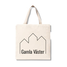 Ladda upp bild till gallerivisning, Tygkasse, bomullskasse, Smart Form Sweden, Robert Bengtsson, Gamla Väster, PASSION by Smart Form Sweden, arkitektur, återvunnen bomull, återvunnet material