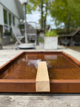 Ladda upp bild till gallerivisning, Fågelpool i CORTEN och svensk ek, ROBERT BENGTSSON, Smart Form Sweden, vattenblänk, biologisk mångfald, trampolin, fågelbad