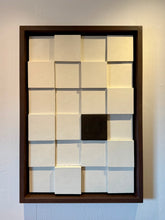 Ladda upp bild till gallerivisning, System Ferro®, Ramsystem, Robert Bengtsson, Smart Form Sweden, Corten Corténstål, smart ramsystem, utemiljö, innemiljö, konst, art, smart art, tavelram, stålram,Singular noir, kork, kalkfärg, yakisugu