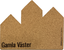 Ladda upp bild till gallerivisning, Smart Form Sweden, Robert Bengtsson, Passion, PASSION by Smart Form Sweden, city passion, kork, underlägg, bricka, display, dekoration, 
Underlägg / bricka i kork i serien PASSION by Smart Form Sweden, En hyllning till inspirerande arkitektur och trevliga kvarter, städer och destinationer. Gamla Väster