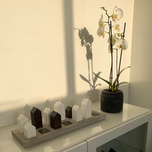 Ladda upp bild till gallerivisning, HUSLJUS®, HUSLJUS, hus, stearinljus, Smart Form Sweden, Robert Bengtsson, System LEVEL, LEVEL D, LEVEL klossar, LEVEL Hus, svensk ek