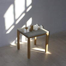 Ladda upp bild till gallerivisning, HUSLJUS®, HUSLJUS, hus, stearinljus, Smart Form Sweden, Robert Bengtsson, System LEVEL, LEVEL D, LEVEL klossar, LEVEL Hus, svensk ek, LEVEL Bordsunderrede