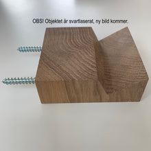 Ladda upp bild till gallerivisning, 30 Wall (M) svartlaserad svensk ek