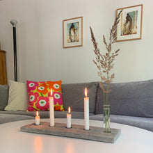 Ladda upp bild till gallerivisning, Set LEVEL F, System LEVEL, Betong, bordsdekoration, Smart Form Sweden, Robert Bengtsson, betong, bordsdekoration, cylindervaser, kronljushållare