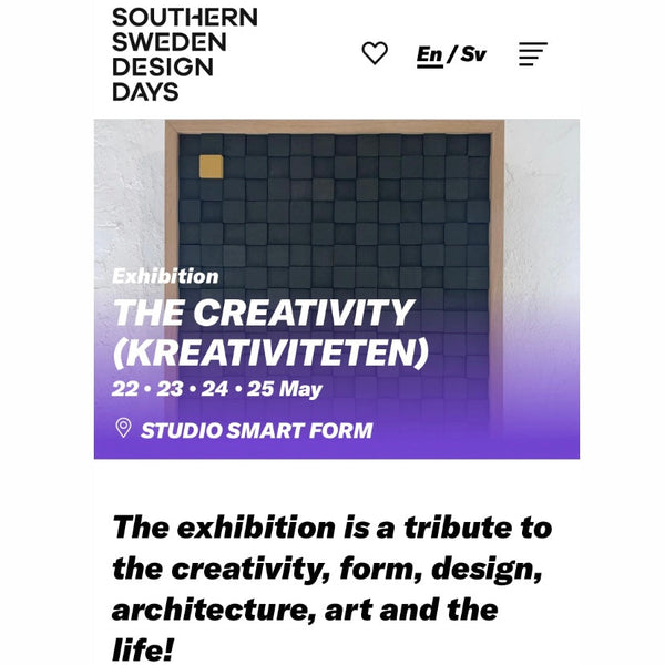 Smart Form @ Southern Sweden Design Days 22-25/5 2025!