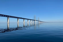 Ladda upp bild till gallerivisning, Bron &amp; Sundet, Öresundbron, Öresund, Fine Art Print, Fotokonst, Øresundsbroen, Øresund, Robert Bengtsson, Smart Form Sweden, Poster, Tavla, fotoprint
