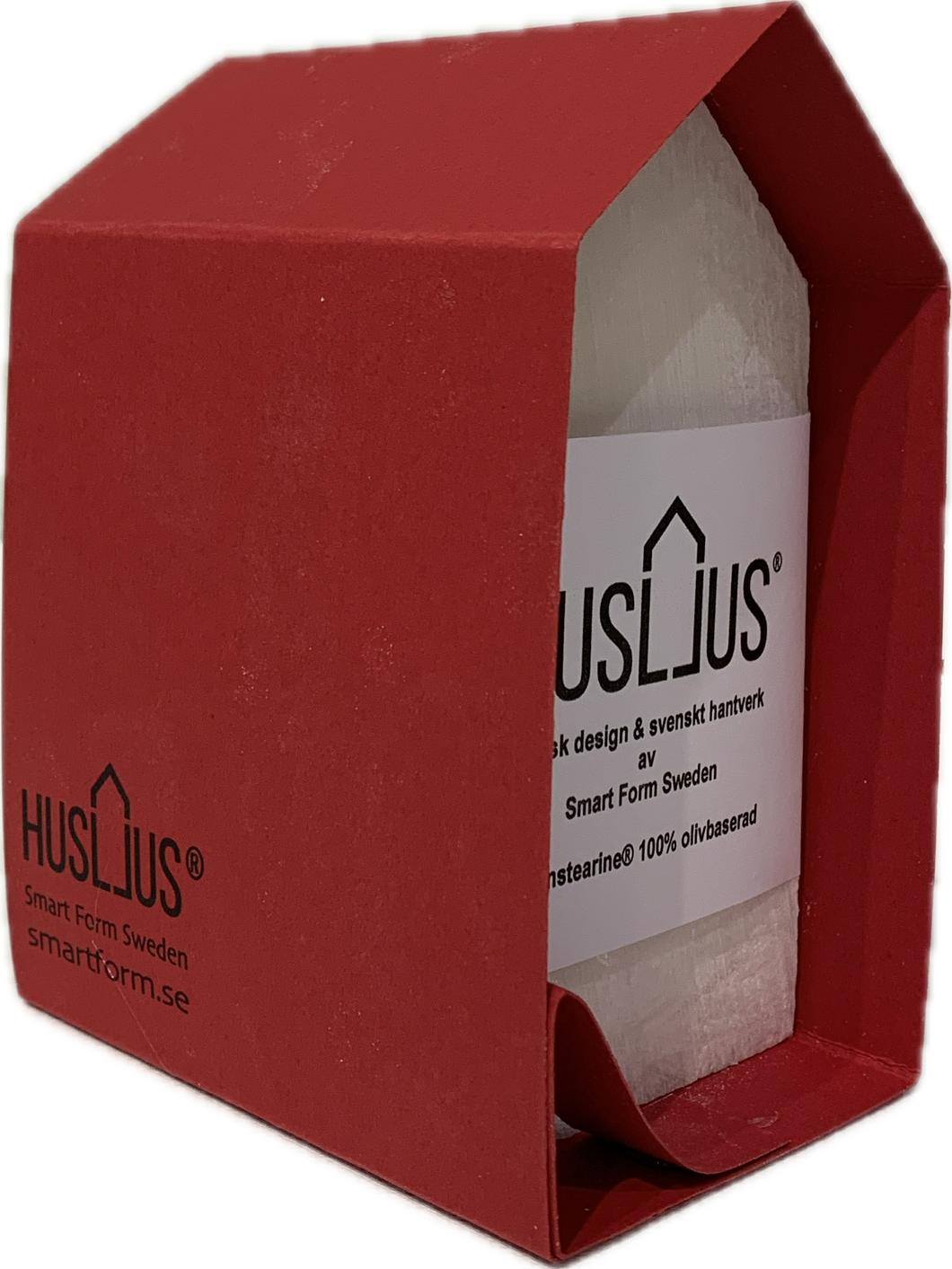 HUSLJUS®, Smart Form Sweden, Robert Bengtsson, Olivstearin, hantverk, HUS, ljus, stearinljus