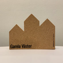 Ladda upp bild till gallerivisning, Smart Form Sweden, Robert Bengtsson, Passion, PASSION by Smart Form Sweden, city passion, kork, underlägg, bricka, display, dekoration, 
Underlägg / bricka i kork i serien PASSION by Smart Form Sweden, En hyllning till inspirerande arkitektur och trevliga kvarter, städer och destinationer. Gamla Väster
